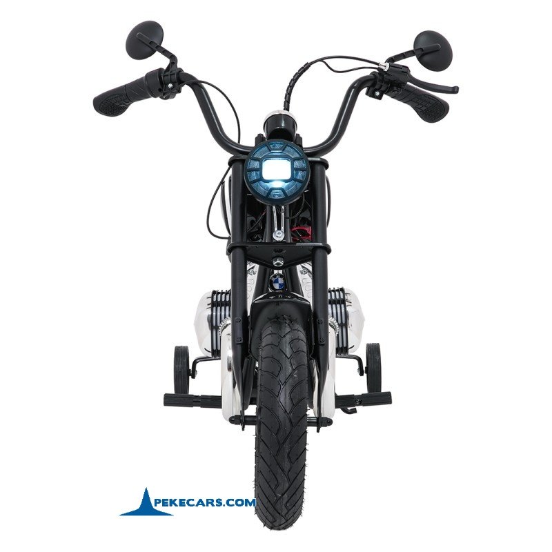 Moto Eléctrica Infantil BMW R18 12V Negra frontal