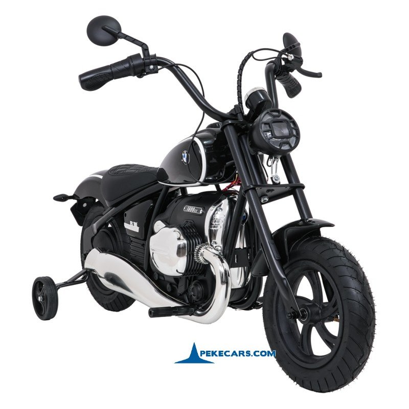 Moto Eléctrica Infantil BMW R18 12V Negra lateral