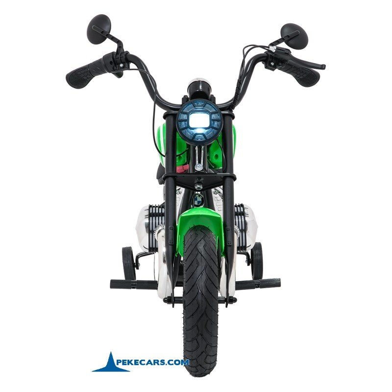 Moto Eléctrica Infantil BMW R18 12V Verde frontal