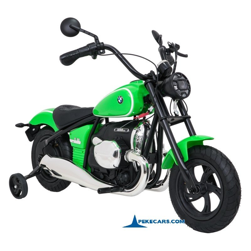 Moto Eléctrica Infantil BMW R18 12V Verde vista