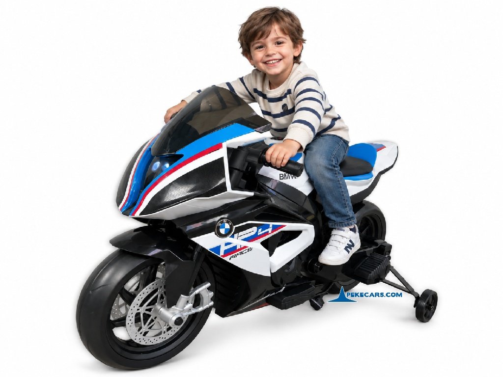Moto eléctrica para niños BMW S1000RR BLANCA