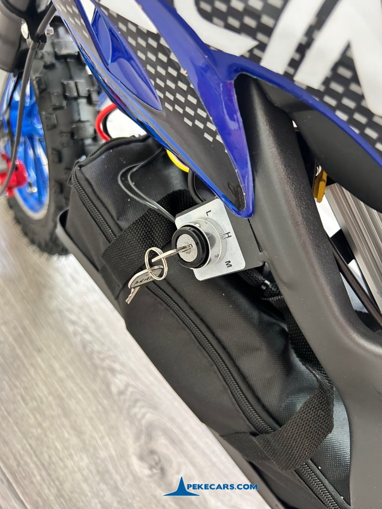 Moto electrica para niños Dirk 36V 800W Azul llave