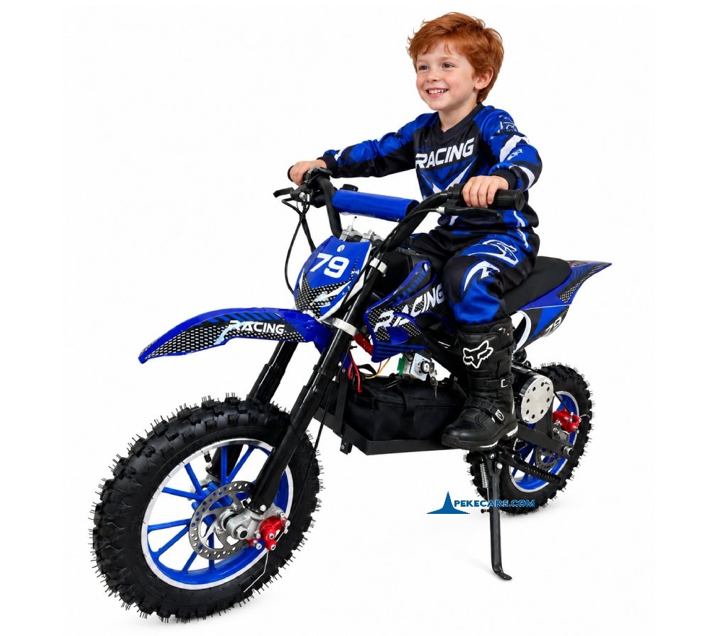 Moto electrica para niños Dirk 36V 800W Azul