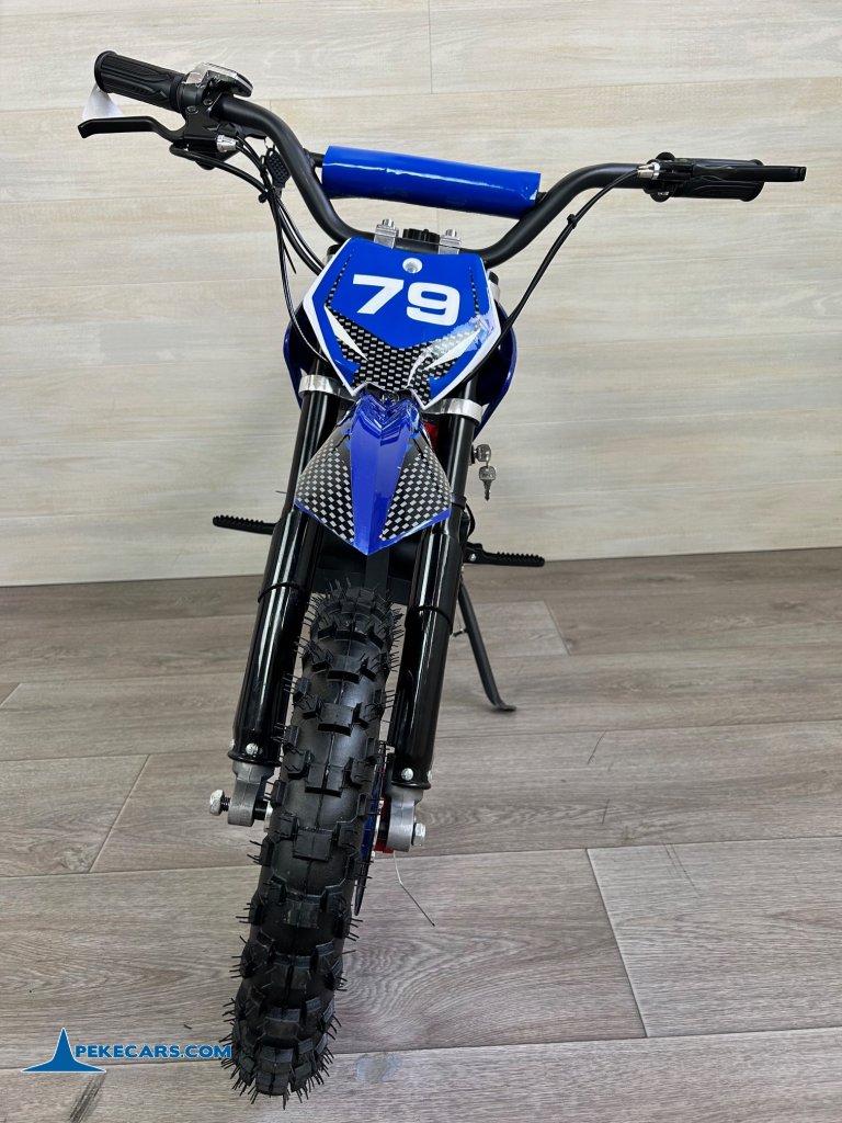 Moto electrica para niños Dirk 36V 800W Azul frontal