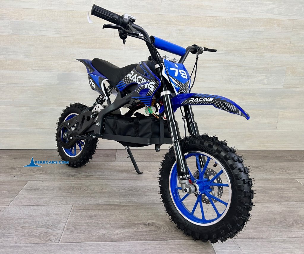 Moto electrica para niños Dirk 36V 800W Azul vista