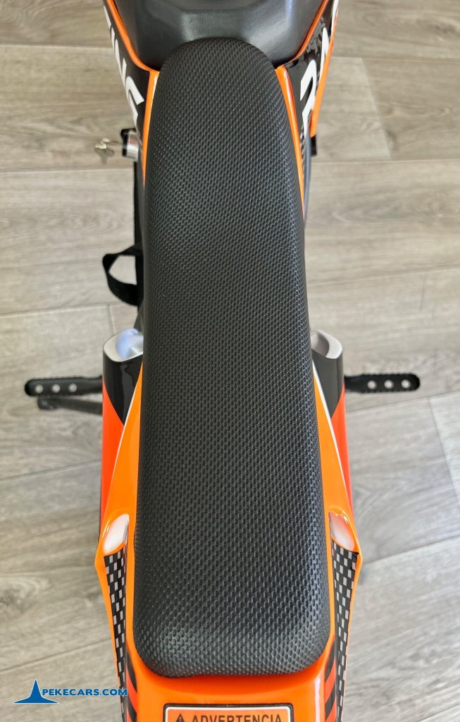 Moto electrica para niños Dirk 36V 800W Naranja asiento