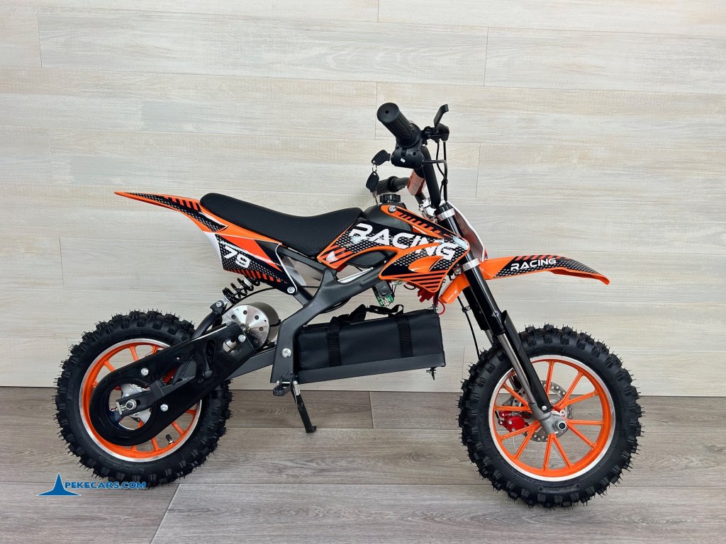 Moto electrica para niños Dirk 36V 800W Naranja lado