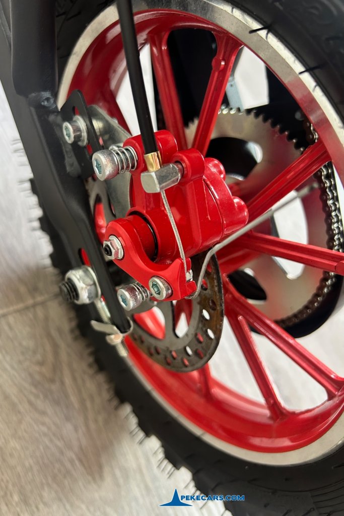 Moto electrica para niños Dirk 36V 800W Roja freno