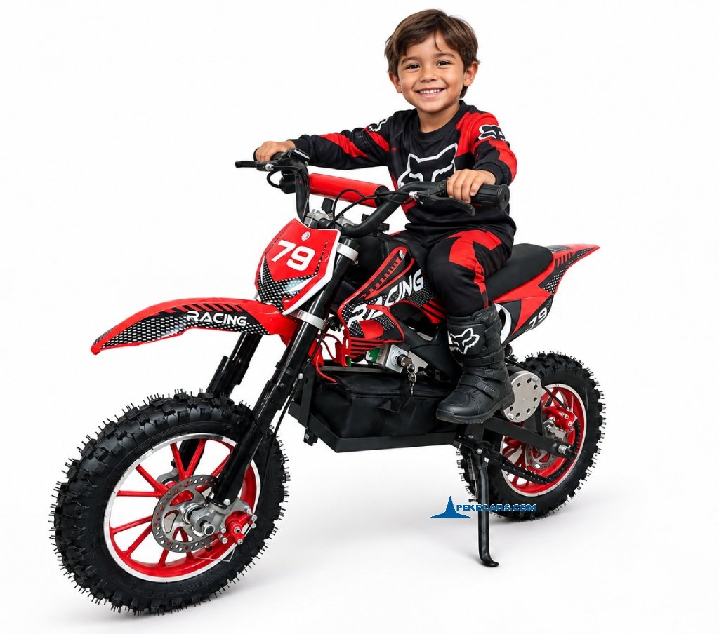 Moto electrica para niños Dirk 36V 800W Roja
