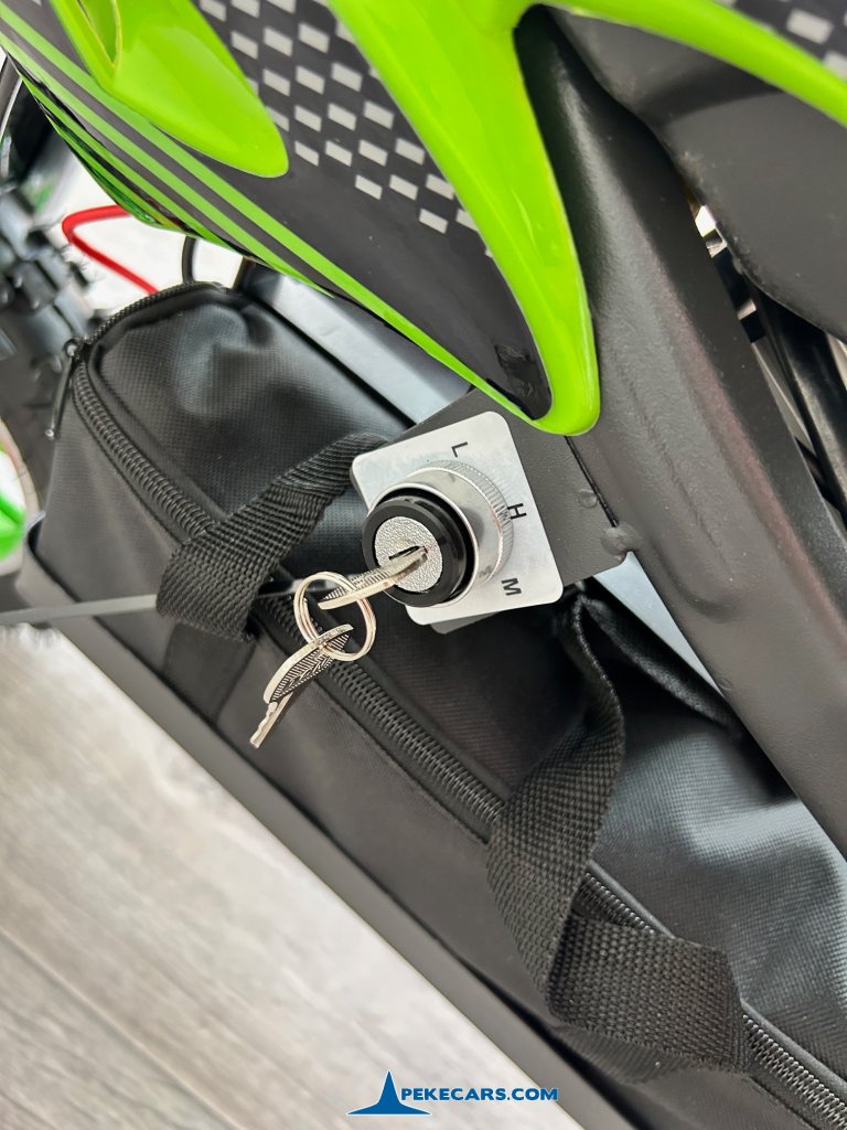 Moto electrica para niños Dirk 36V 800W Verde llave