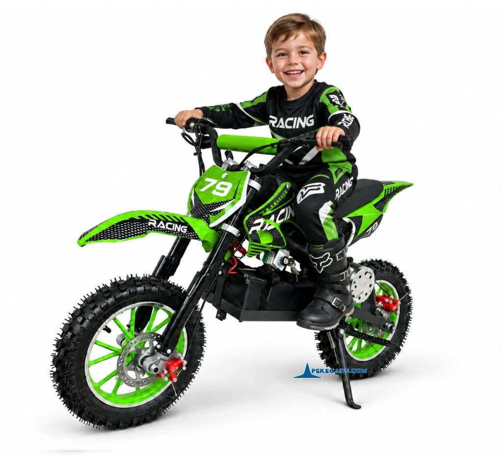 Moto electrica para niños Dirk 36V 800W Verde