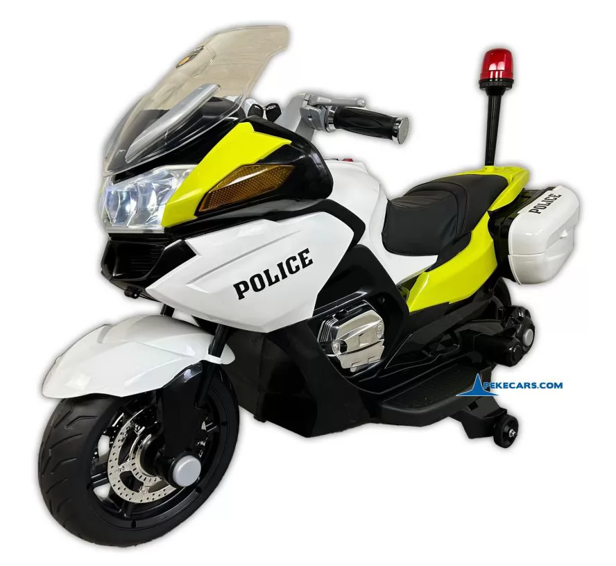 Moto electrica de policia 2 plazas verde
