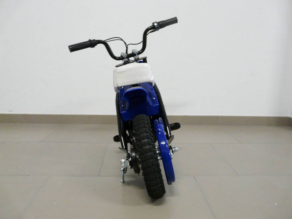 Moto electrica infantil Pekecars 24V 200W Azul trasera
