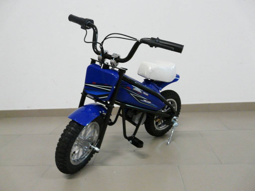 Moto electrica infantil Pekecars 24V 200W Azul vista principal