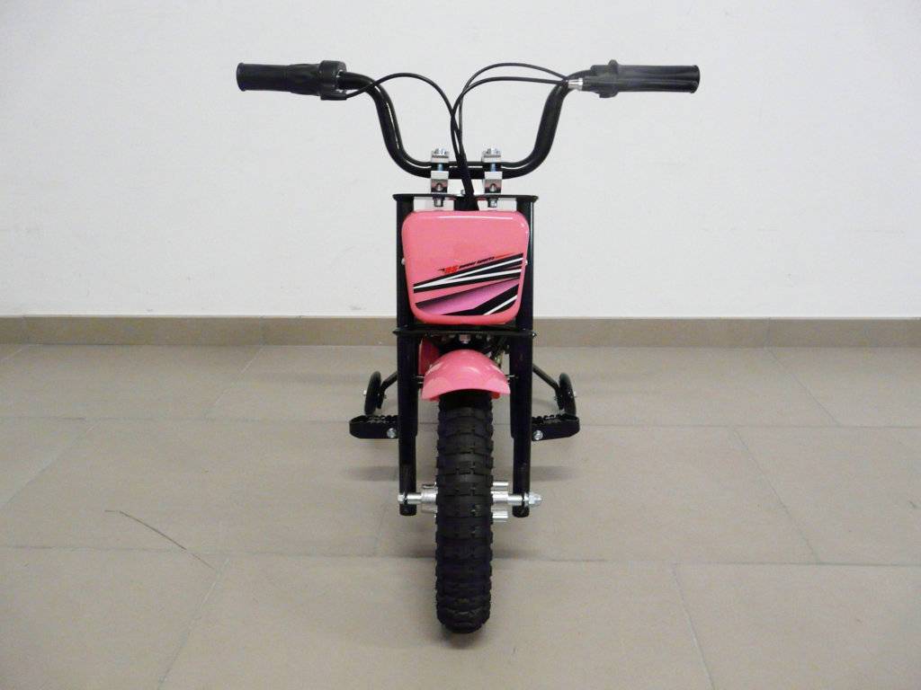 Moto electrica infantil Pekecars 24V 200W Rosa