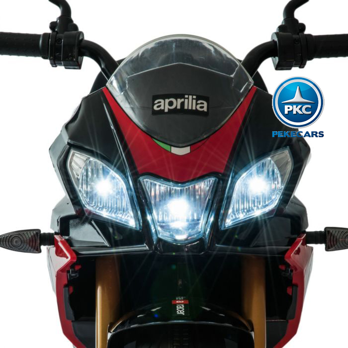 Aprilia tuono v4 12V vista frontal luces