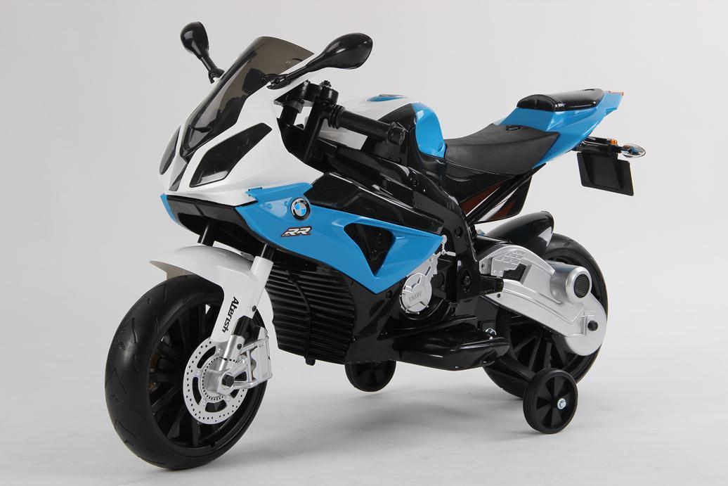 Moto electrica para niños BMW S1000RR Azul vista principal