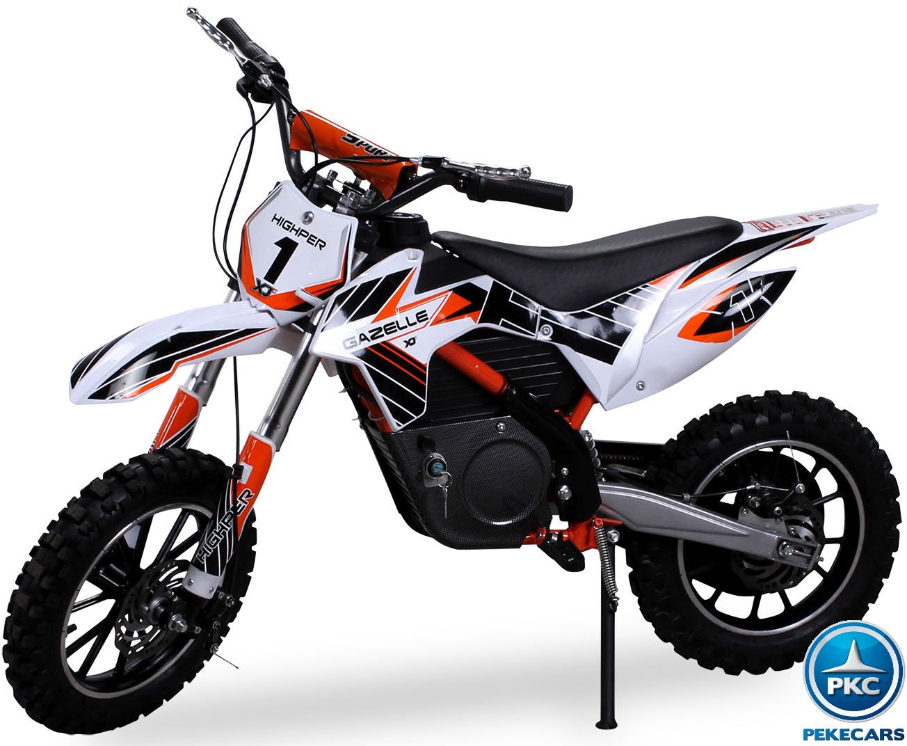 Moto electrica para niños gazelle naranja