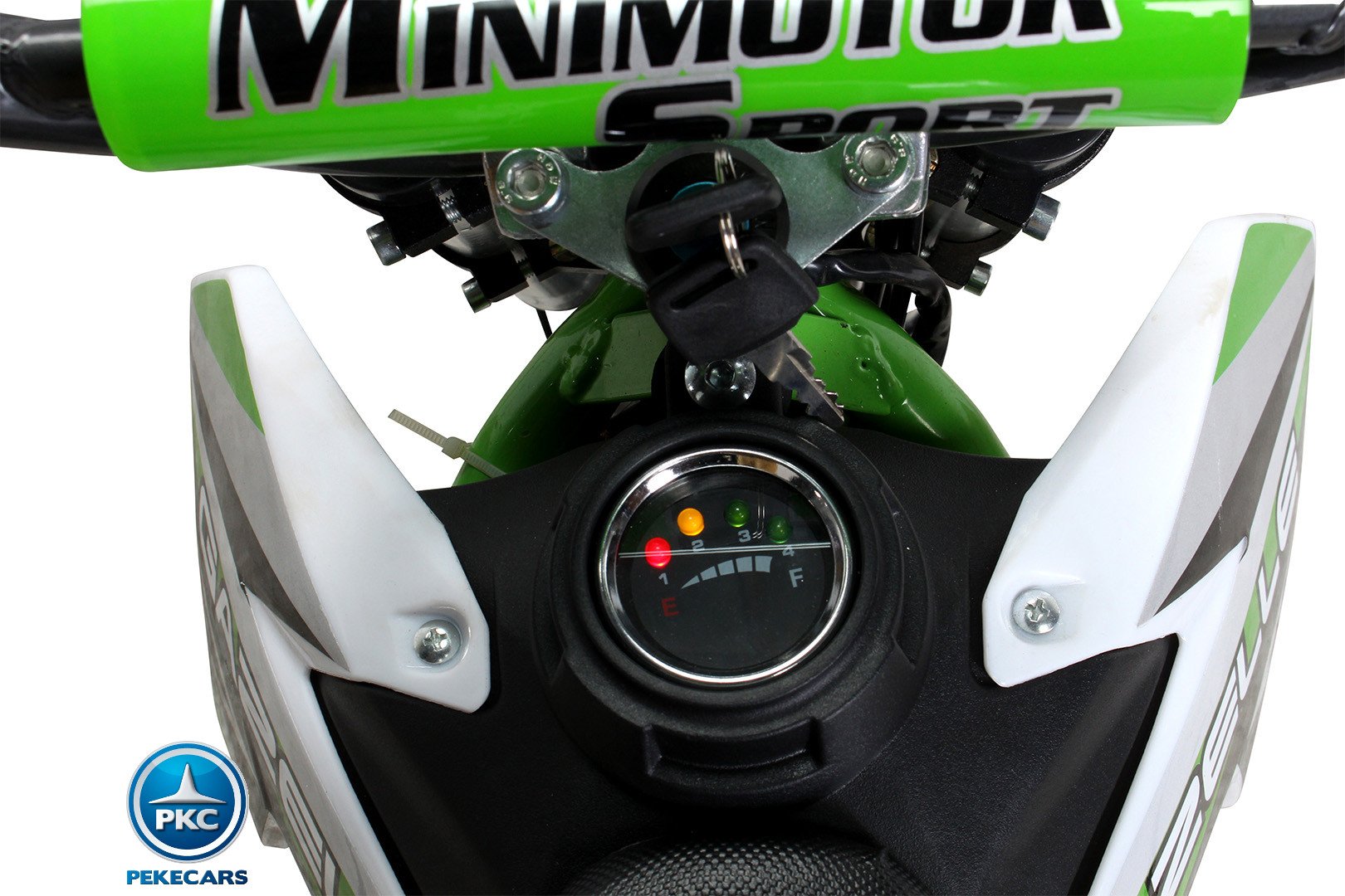 Moto electrica para niños gazelle verde