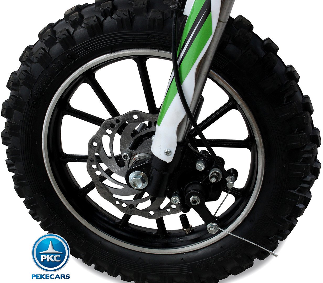 Moto electrica para niños gazelle verde