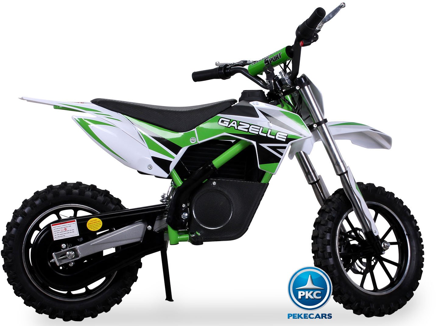 Moto electrica para niños gazelle verde