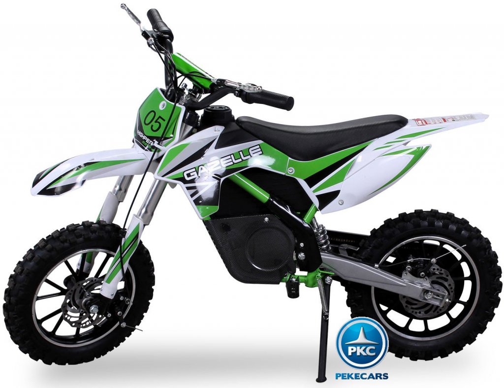 Moto electrica para niños gazelle verde
