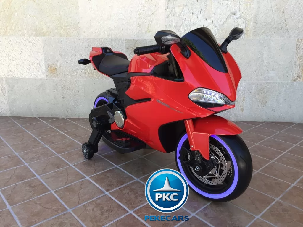 Moto electrica para niños Ducati Panigale Style Roja vista principal