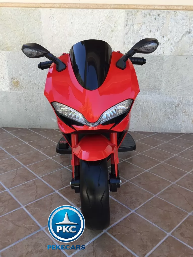 Moto electrica para niños Ducati Panigale Style Roja frontal