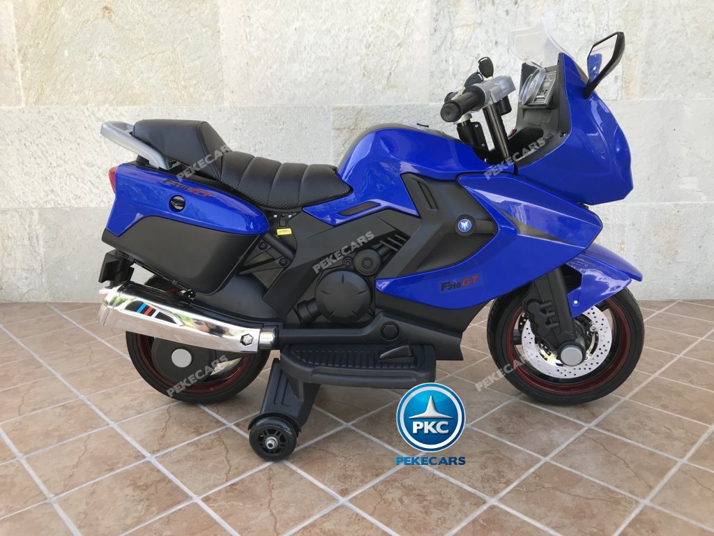 Moto electrica para niños BMW Style C 650 GT 12V Azul lateral