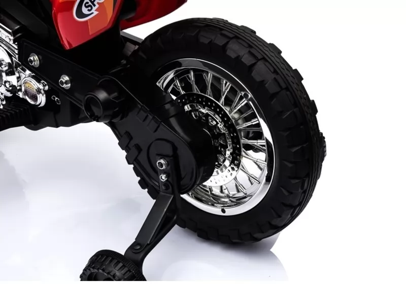 Moto touring roja 6V