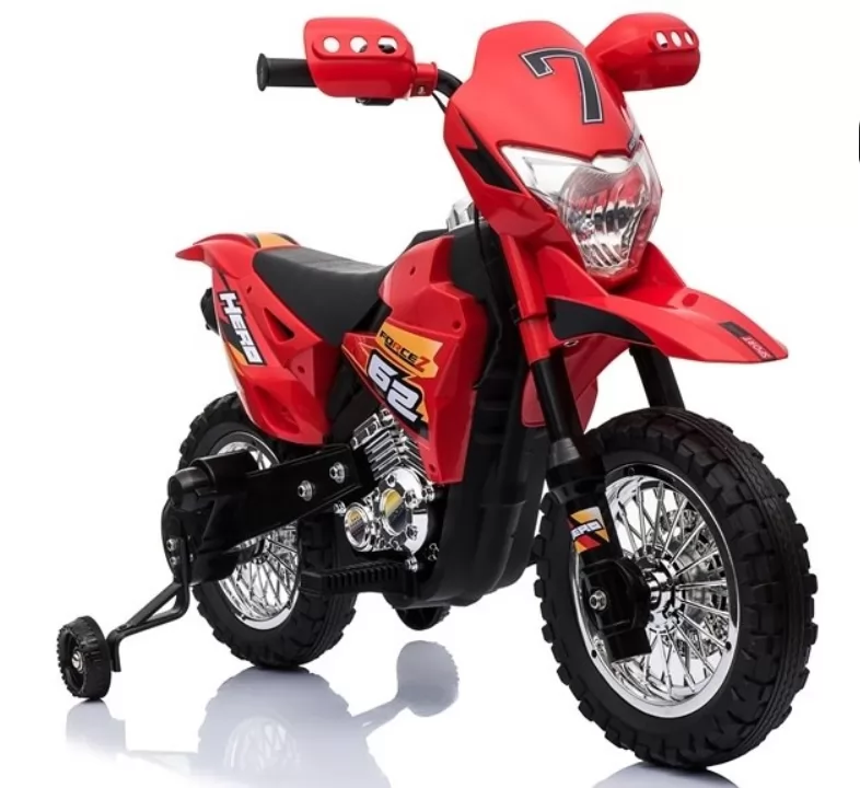 Moto touring roja 6V