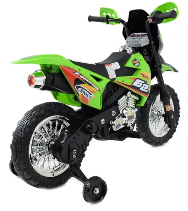 Moto touring verde 6V