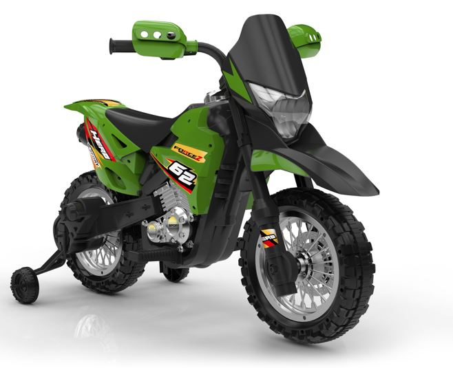 Moto touring verde 6V