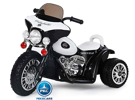 Trimoto Policía 6V Negra