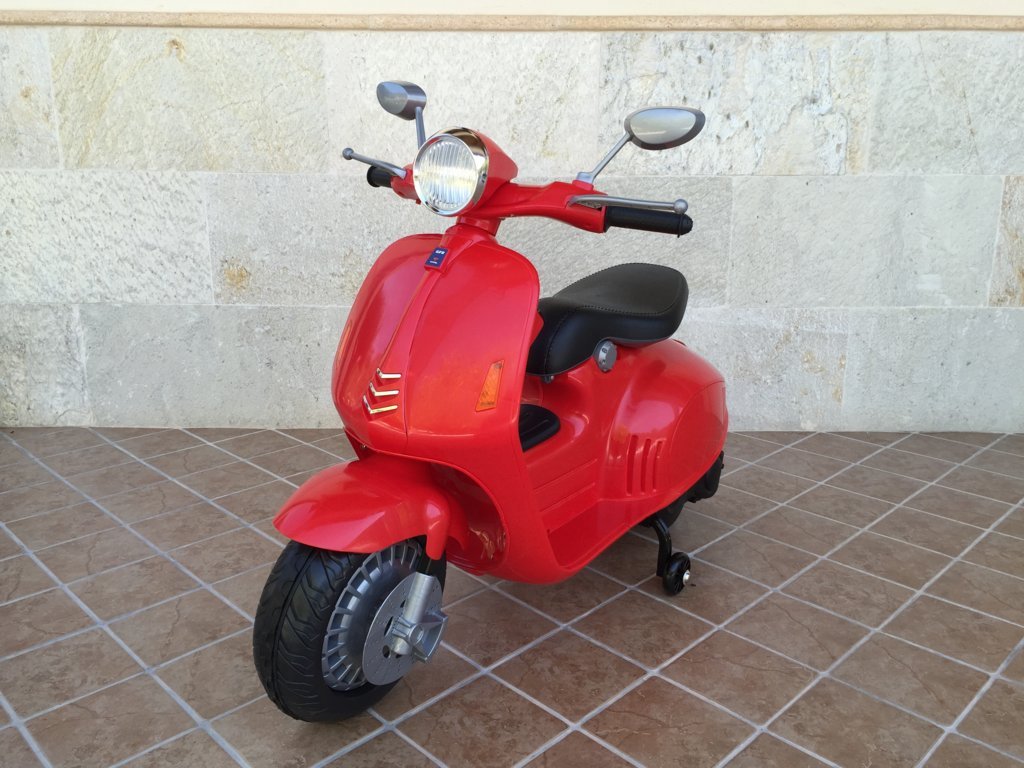 Vespa style 12V Roja vista principal