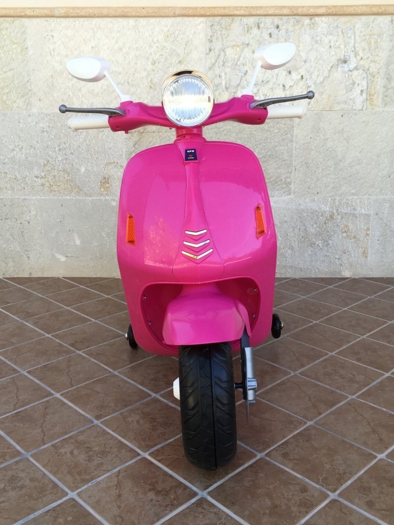 Vespa style 12V Rosa frontal