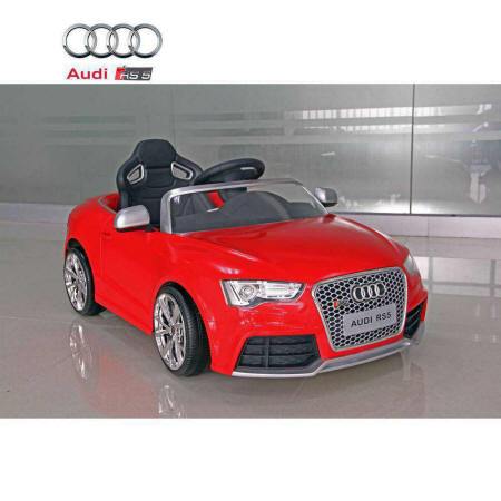 Coche electrico para niños Audi Rs5 rojo vista principal