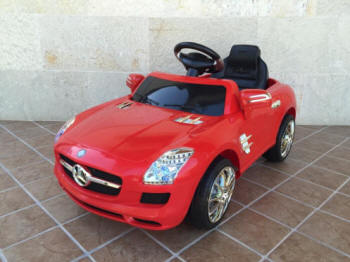 Mercedes SLS 6v rojo - outlet