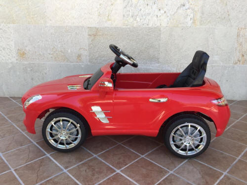 Mercedes SLS 6v rojo - outlet