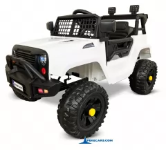 Jeep Mountain King 12V 2.4G Blanco