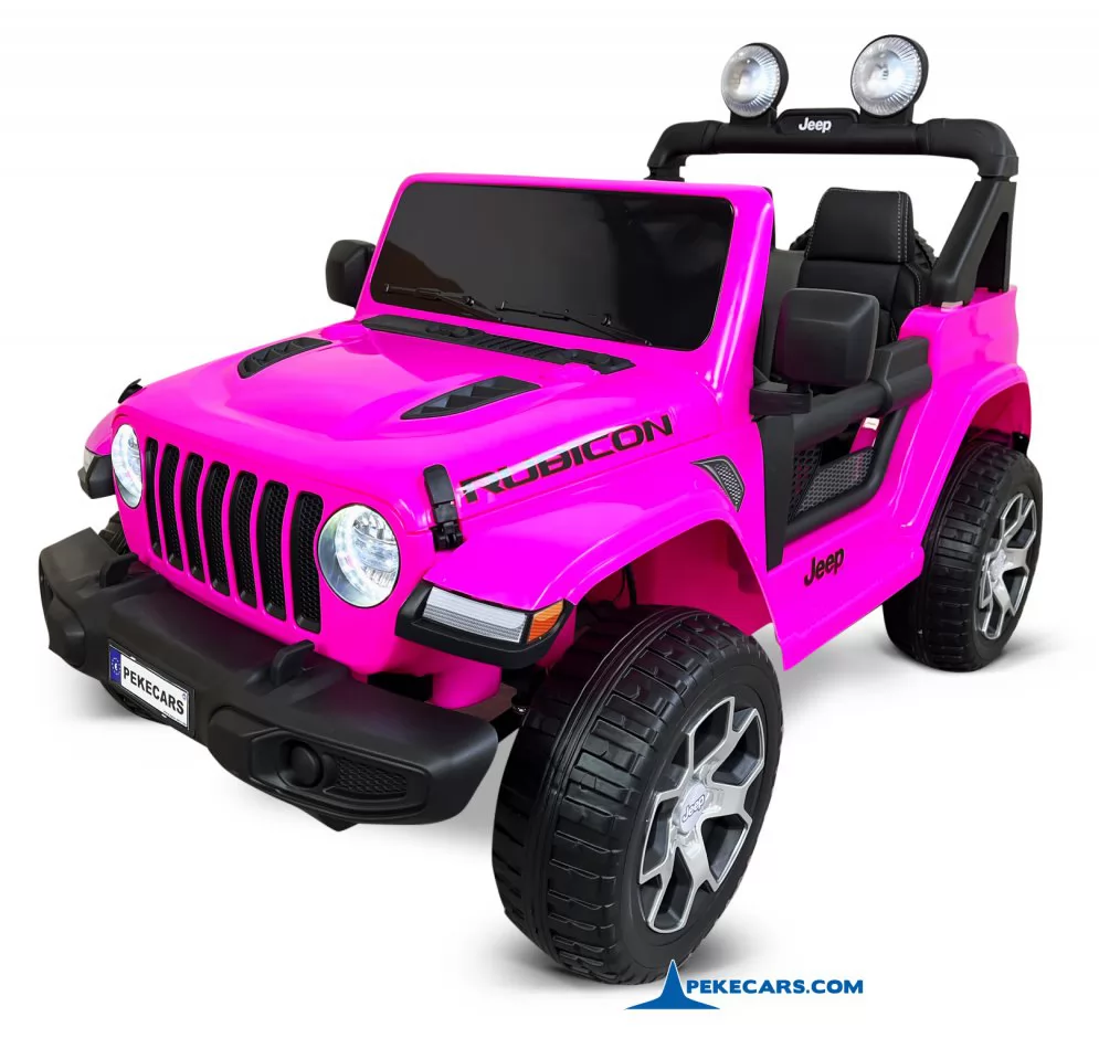 Jeep wrangler Rubicon 12V Rosa vista previa