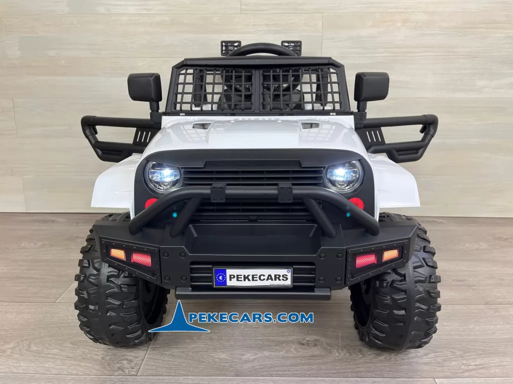 Jeep Mountain King 12V 2.4G Blanco apertura de puertas