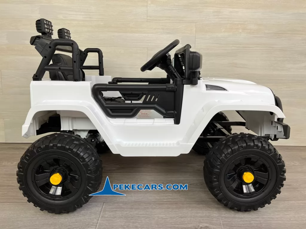 Jeep Mountain King 12V 2.4G Blanco
