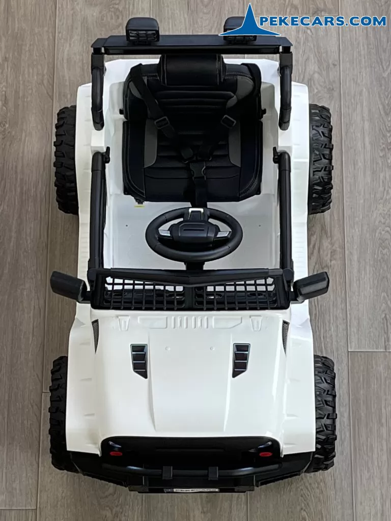 Jeep Mountain King 12V 2.4G Blanco