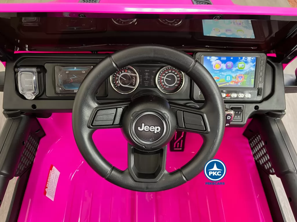 Jeep wrangler Rubicon 12V Rosa