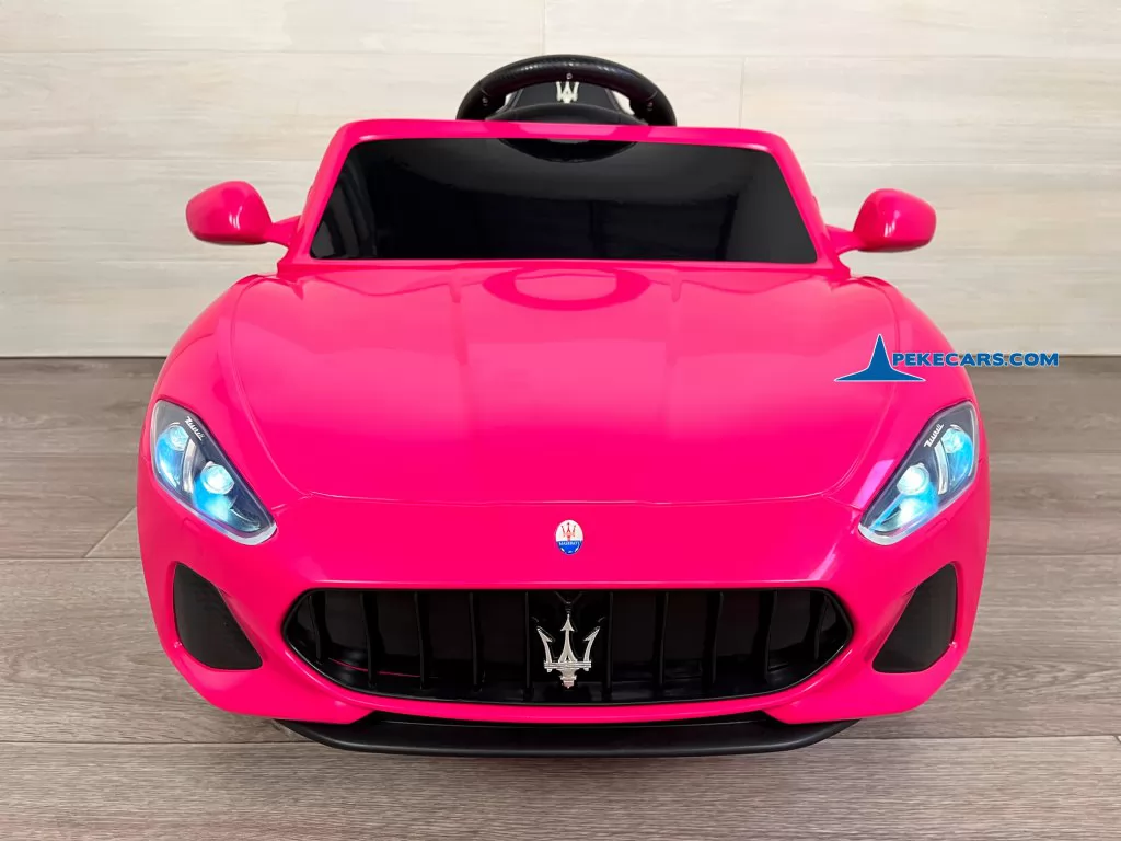 coches electricos niños maserati gc sport little rosa vista frontal