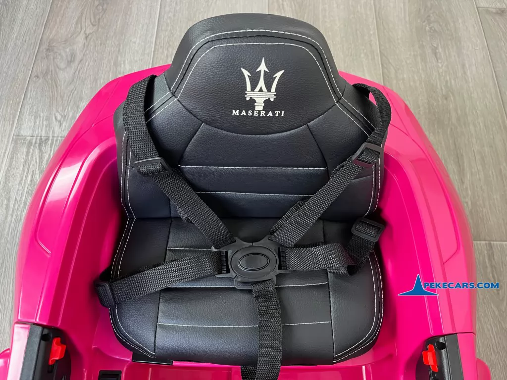 coches electricos niños maserati gc sport little rosa asiento