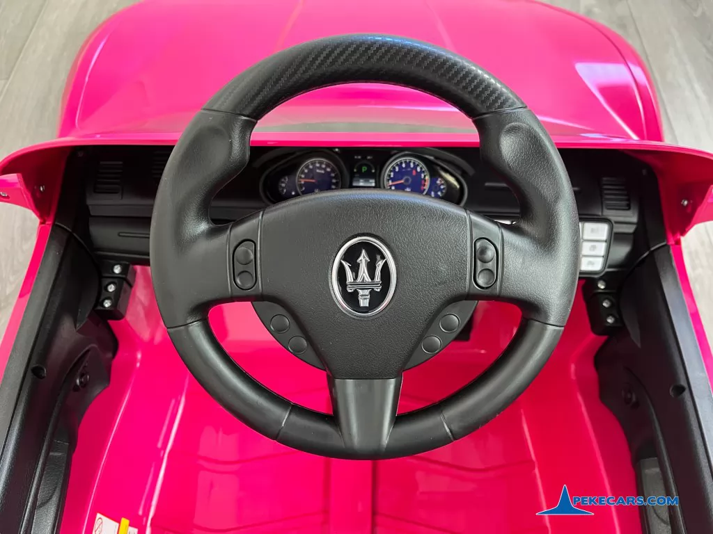 coches para niños maserati gc sport little rosa volante