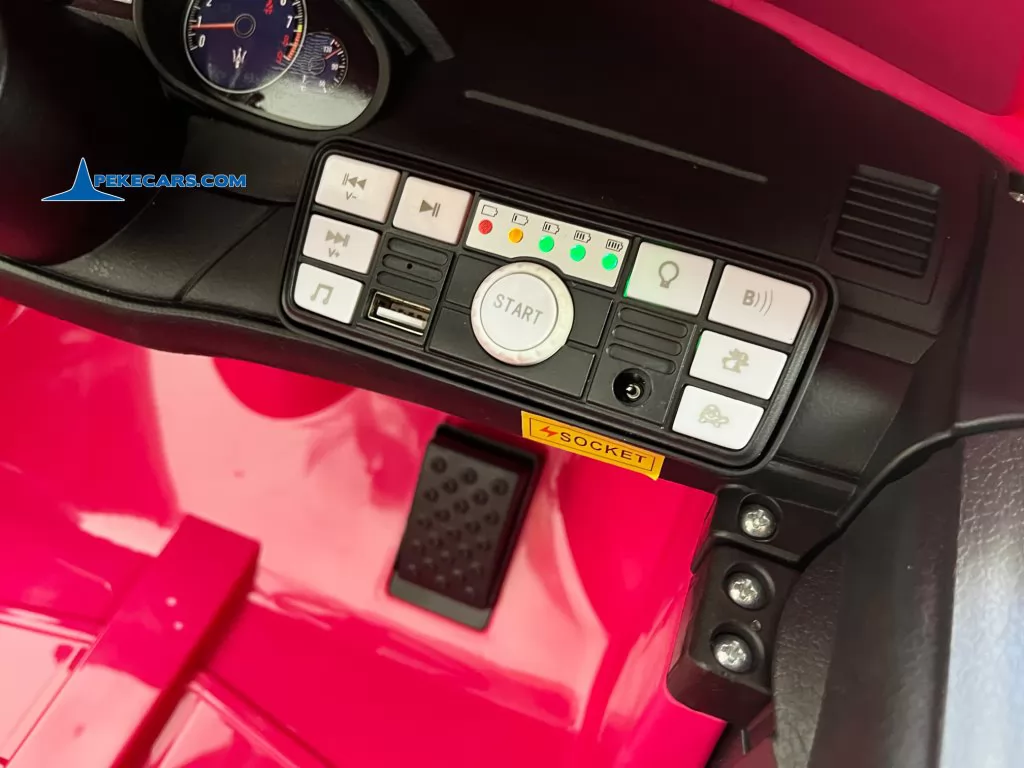 maserati gc sport little rosa coches teledirigidos panel control