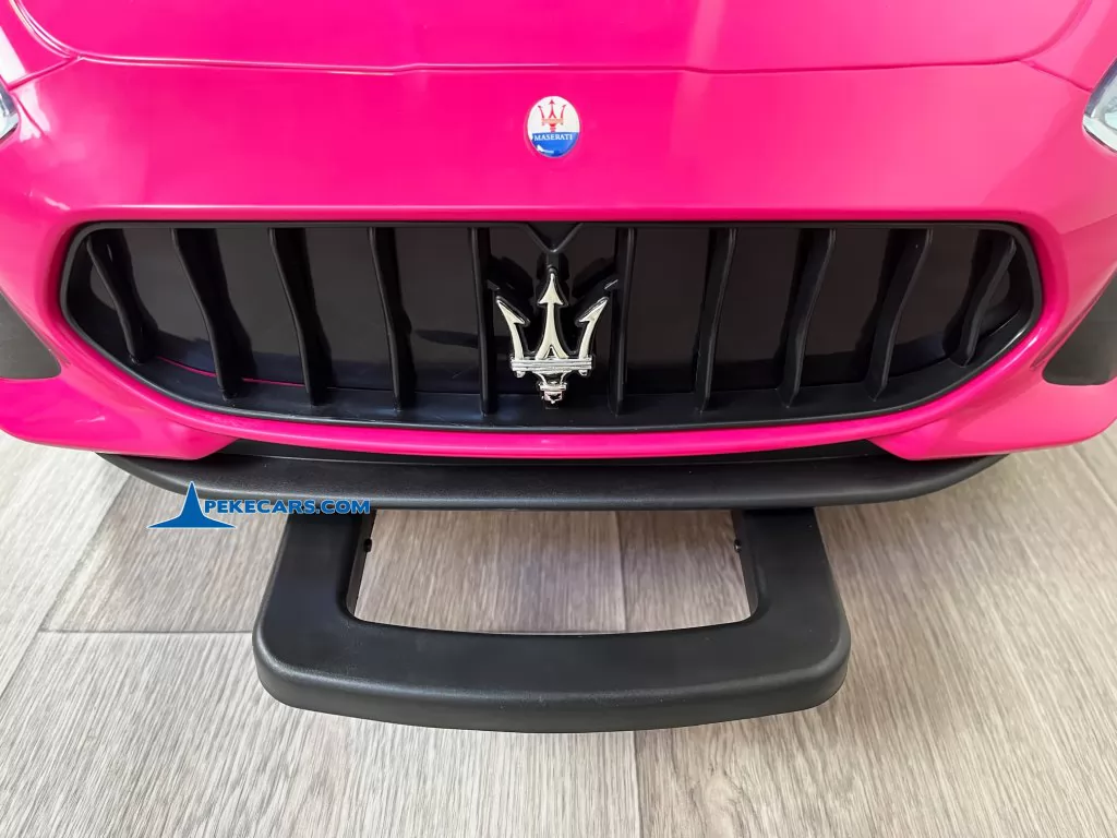 maserati gc sport little rosa coches electricos niños detalle delante